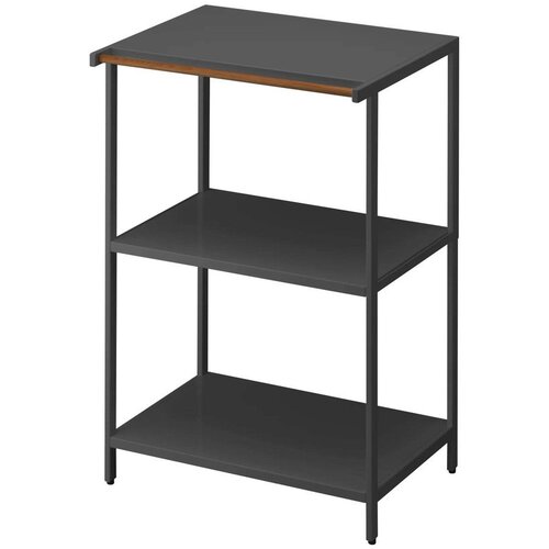 YAMAZAKI Mat črn jeklen regal 60x90x46,5 cm Tower – Cene