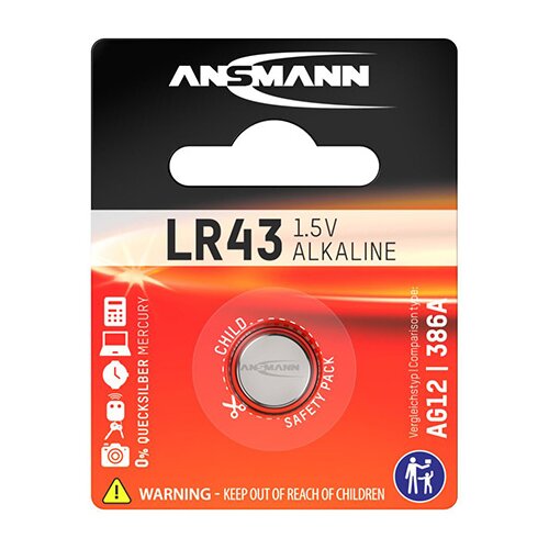  AN Bat LR43 1.5V 1/1 Alkalna Slike
