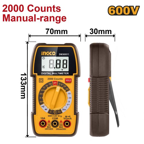 Digitalni multimer DM360011 600V SUPER INGCO Cene