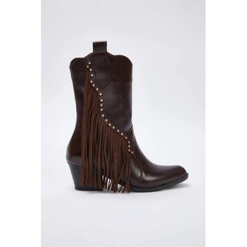 Trendyol Shoes Ženske čizme Takaw26Bo00104, Braon Cene