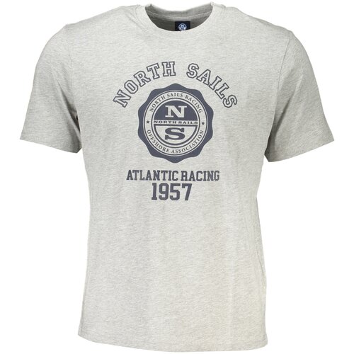 North Sails MEN&#39;S SHORT SLEEVED T-SHIRT GRAY Cijene