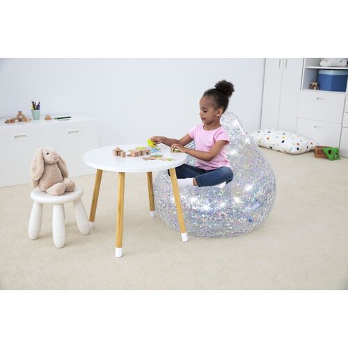 Lean Toys Napihljiv fotelj Glitter 72 x 72 x 64 cm Bestway 75105 Slike