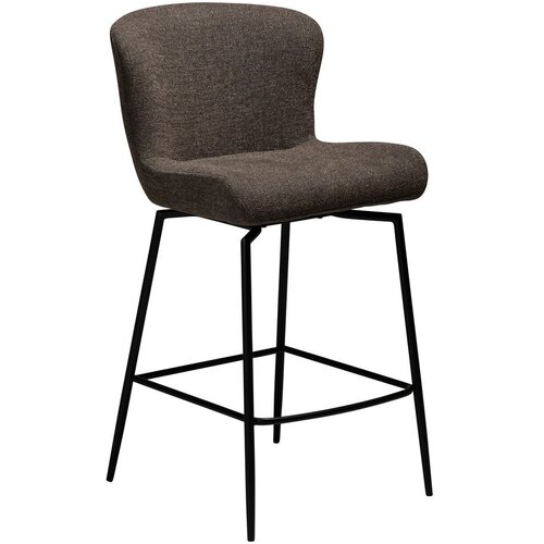 DAN-FORM Denmark Rjav oblazinjen barski stol (višina sedeža 67,5 cm) Glam – Cene