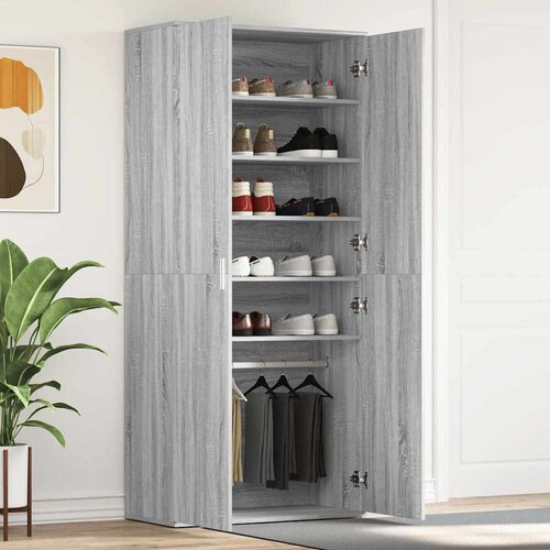  Ormar za cipele Siva Sonoma 80 x 39 x 178 cm Konstruirano drvo Cene