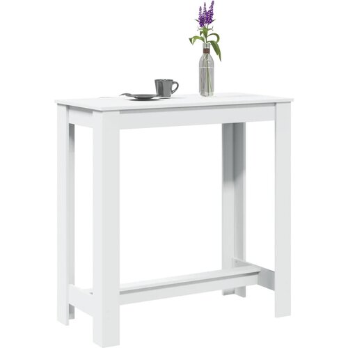 Barski stol bijeli 102 x 50 x 103,5 cm konstruirano drvo Cene