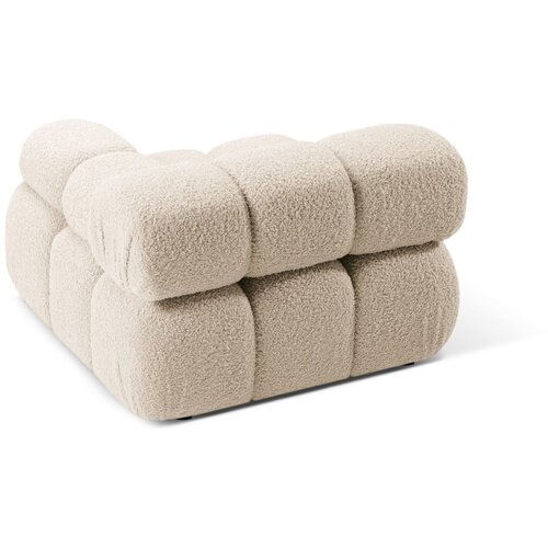 Micadoni Bež modularna sjedeća garnitura od boucl&amp;eacute; tkanine (s desnim kutom) Bellis &amp;ndash; Home Slike