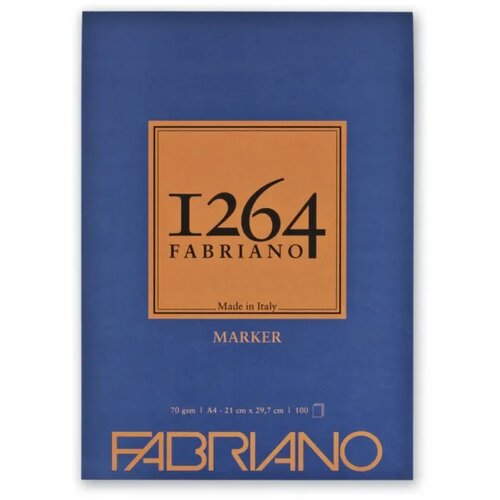 Fabriano 1264 Marker, blok za skiciranje, A4, 70g, 100 lista, Fabriano Slike