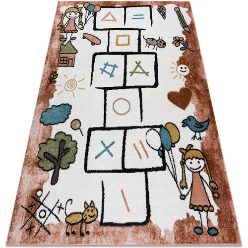 RugsX Preproge Preproga FUN Hop za otroke, igra v 160x220 cm Rožnata Cene