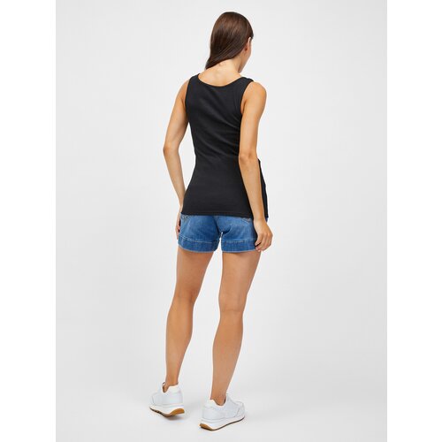GAP Black Women&amp;#039;s Ribbed Tank Top Logo Slike