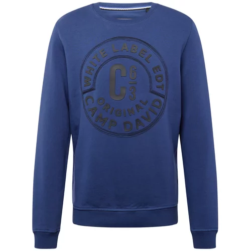 CAMP DAVID Sweater majica tamno plava / crna