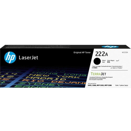 HP 222A Black Original LaserJet Toner Cartridge (W2220A) Cene