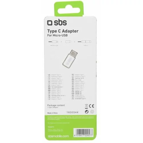 Sbs Adapter Tip C na Micro-USB TEADAPTC