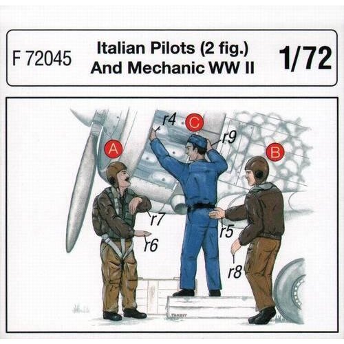 Special-Hobby Italian Pilots (2 fig.) And Mechanic WW II, (21287634) Cene