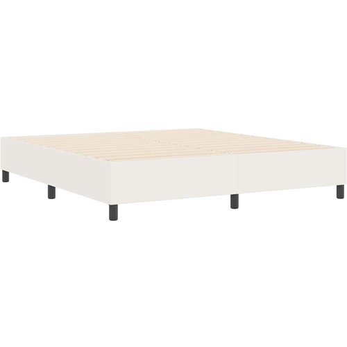  Krevetna platforma Krema 180 x 200 cm Kordura tekstil Slike