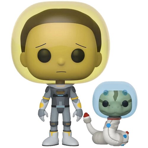Funko bobble figure animation - rick and morty pop! - space suit morty with snake Cene