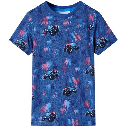  Dječja majica tamnoplava pro&amp;scaron;arana 104 Slike