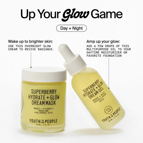 Youth To The People Superberry Dream Mask maska za osvetljevanje kože in hidratacijo 59 ml Slike