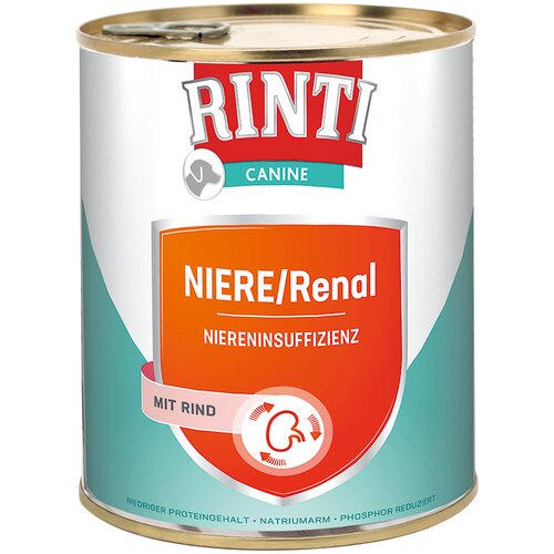 Rinti Canine Niere/Renal z govedino 800 g - 6 x 800 g Slike
