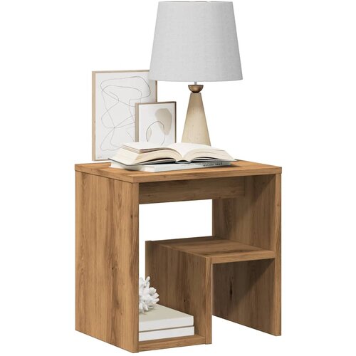 vidaXL Nočna omarica artisan hrast 40x30x40 cm inženirski les Cene