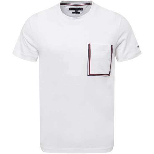 Tommy Hilfiger Majica mornarska / živo rdeča / bela Cene