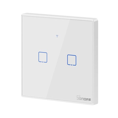 SONOFF pametno stensko stikalo wi-fi dvojno T0EU2C-TX Cene