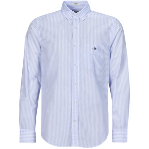 Gant REG POPLIN STRIPE SHIRT Plava Slike