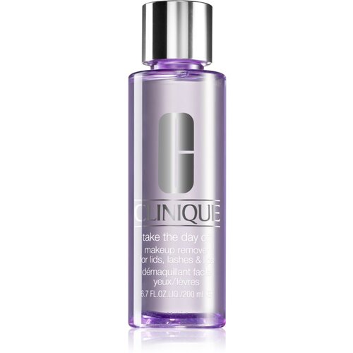 Clinique Take The Day Off&amp;trade; Makeup Remover For Lids, Lashes &amp;amp; Lips dvofazni odstranjevalec ličil za oči in ustnice 200 ml Slike