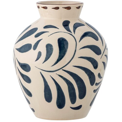 Bloomingville Kremno bela lončena vaza (višina 24 cm) Heikki – Cene