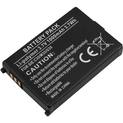 AVIZAR Baterija za telefon Siemens C35 / M35 Li-Polymer 3,7 V 1000 mAh, Črna, (5000070165) Cene