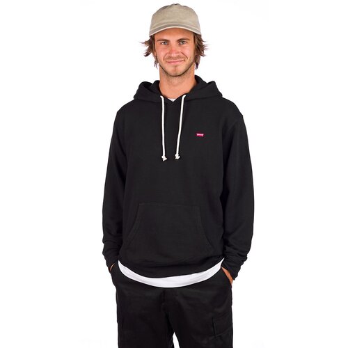 Levi&amp;#039;s Original Pulover s kapuco mineral black Slike