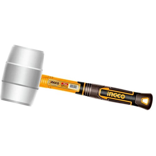 Ingco gumeni čekić HRUH8916, 450 g, beli Slike