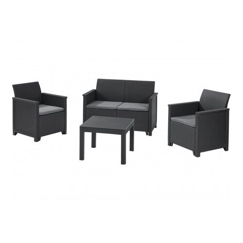 Keter baštenski set emma 2 seater, grafit ( CU 246158 ) Cene