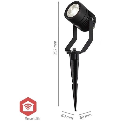 Nedis ZBLOS10RGBW3-SADA 3x LED RGBW prigu&amp;scaron;iva spoljna lampa LED/3W/230V IP65 Wi-Fi Tuya Slike