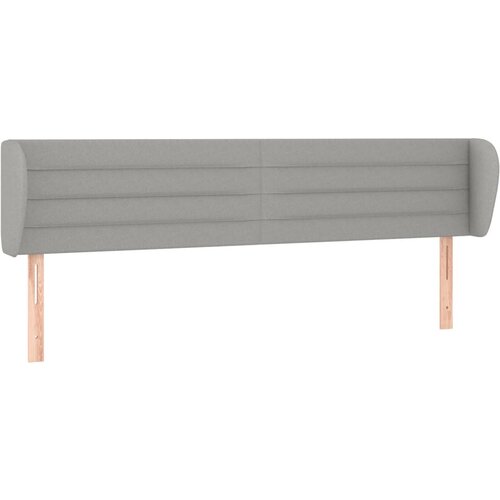 Maison Chic vzglavna omarica - nočna omarica - posteljna omarica z u&amp;scaron;esi svetlo sivo 203x23x78/88 cm blago, (21712460) Slike