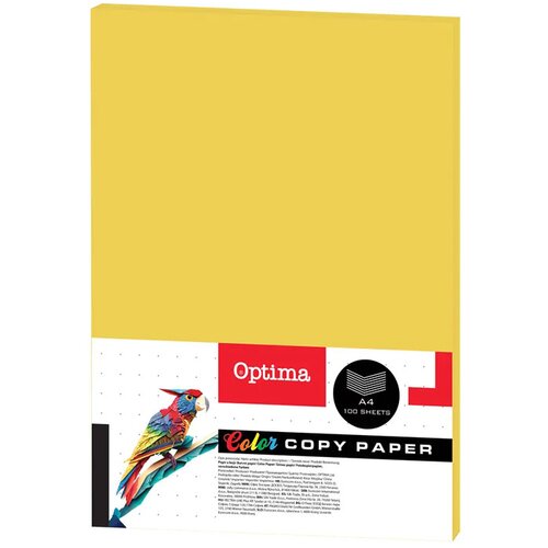 Optima Barvni fotokopirni papir A4, limona, 100 listov Cene