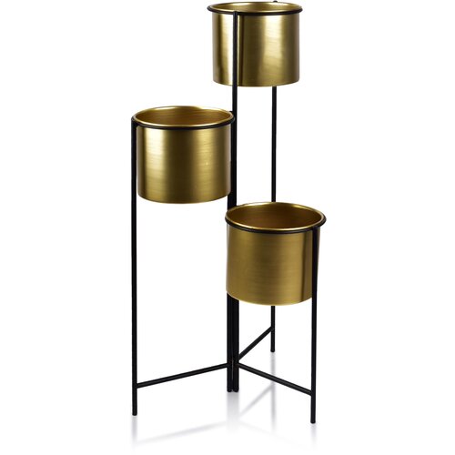 Mondex Stojalo za rože Swen Gold V80X19,5 cm, V60X19,5 cm, V40X19,5 cm, (21244560) Slike