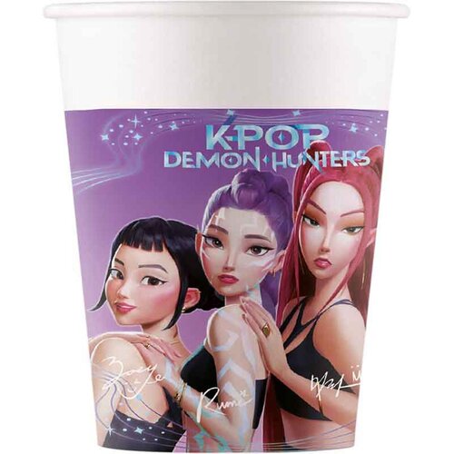 Procos K-Pop lovci na demone papirnate ča&amp;scaron;e, set od 8 kom, 200 ml Slike