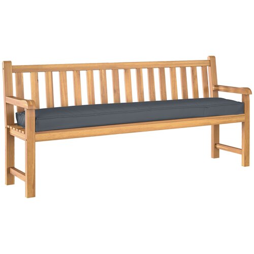 VidaXL Jastučić za klupu Antracit 180x40x8 cm Oxford tkanina Slike