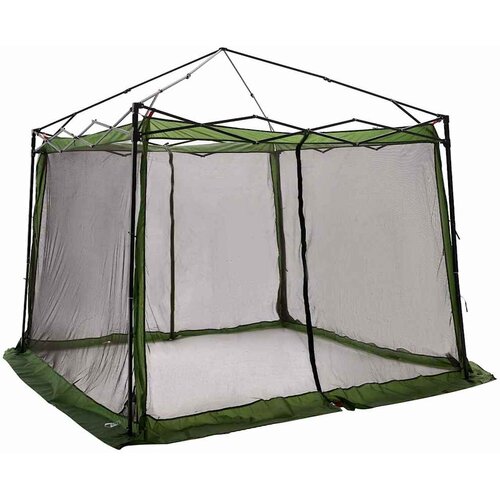  Unutarnji &amp;scaron;ator s krovom Zelena 303 x 303 x 196 cm taft Slike