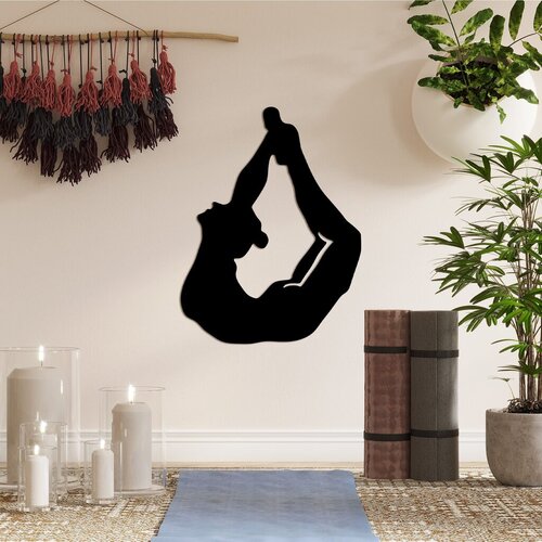 Wallity zidna dekoracija Yoga 3, 38x50cm, Crna Slike