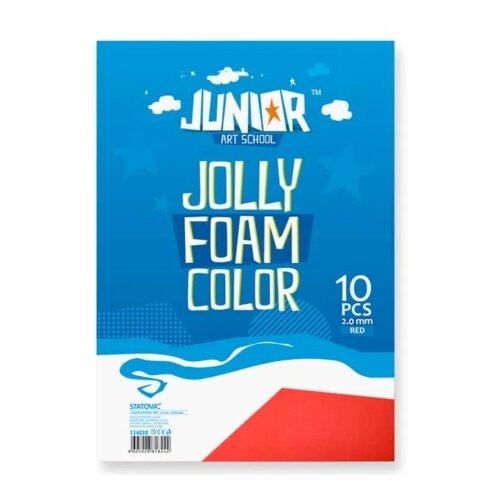 Junior jolly color foam eva pena a4 10k - odaberite nijansu crvena ( 134030 ) Cene