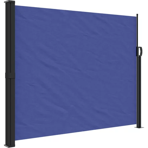 vidaXL Zložljiva stranska tenda modra 160x600 cm, (21069677)