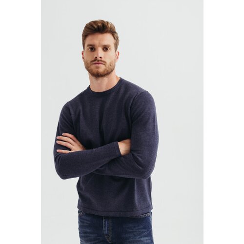 Legendww mu&amp;scaron;ki melirano plavi džemper 9012-7706-85 Slike