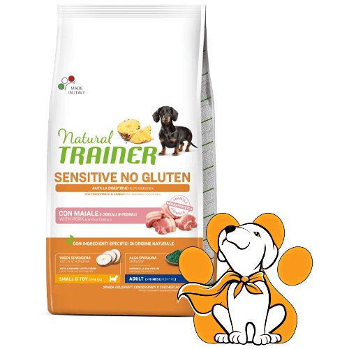 Natural trainer sensitive No Gluten Small&Toy Adult, Pork 7kg, Hrana Bez Glutena Slike