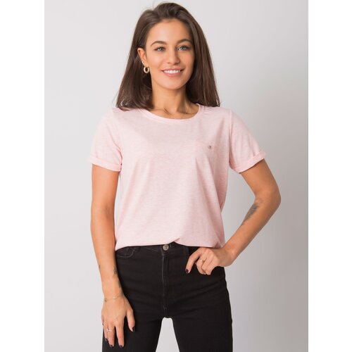 BASIC Feel Good T-shirt-RV-TS-4838.72P-light pink Cijene