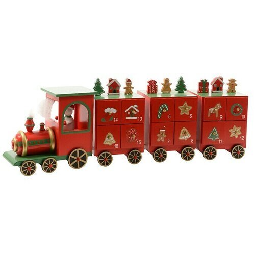 Decoris Adventski kalendar vlak (D x Š x V: 48 x 10 x 15 cm) Cijene
