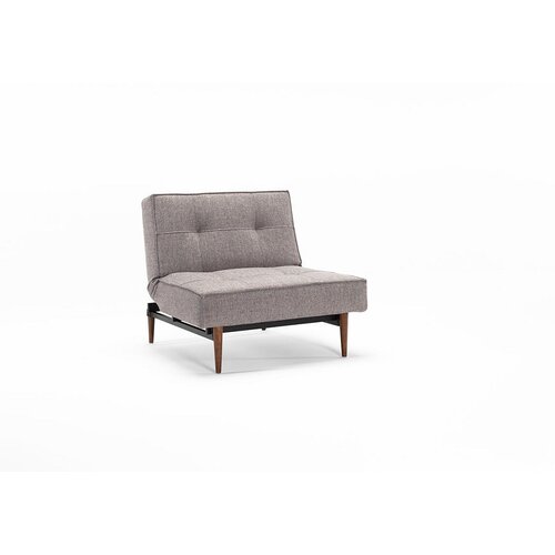 Innovation living Stolica SPLITBACK CHAIR s tamno stileto nogicama-Tamno siva Cijene