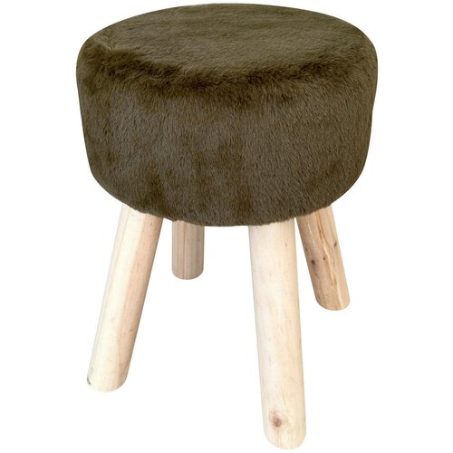 Ambia Home TABURE, les, tekstil, leseni material temno zelena Cene