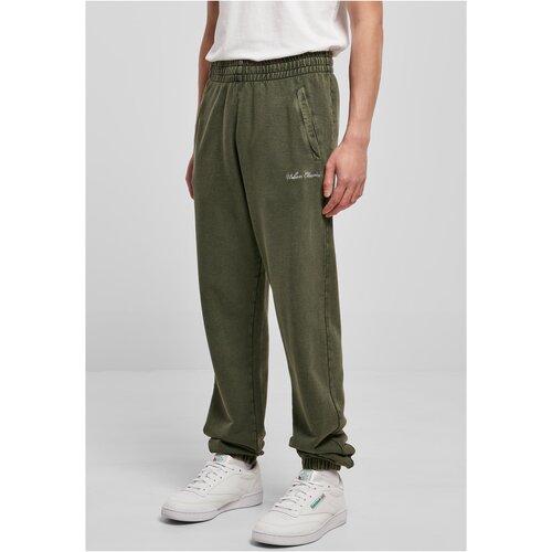 UC Men Small Embroidery Sweatpants bottlegreen Slike