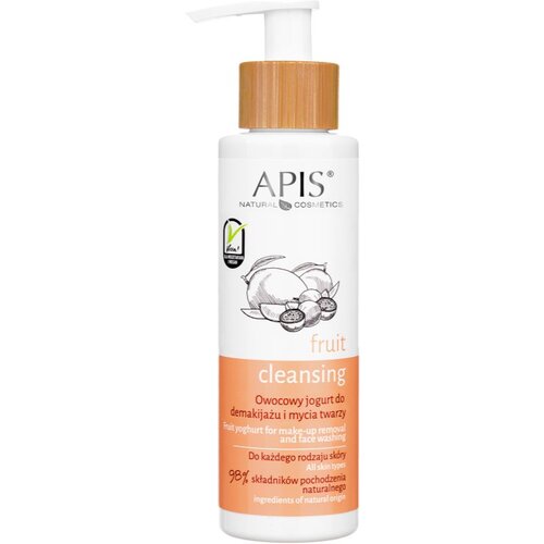 Apis Natural Cosmetics Fruit Cleansing emulzija za odstranjevanje ličil za popolno čiščenje obraza 150 ml Cene